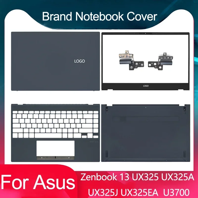 New For ASUS Zenbook 13 UX325 U3700J UX325J UX325EA U3700 Laptop LCD Back Cover Front Bezel Palmrest Lower Bottom Case Hinges