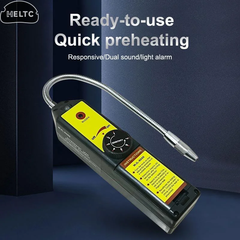 1PCS Refrigerante Gas HVAC Condizionatore D'aria Tester Strumento WJL-6000 Freon Rilevatore di Perdite Alogeno Rilevatore di Perdite R22 R410A R134A R1234YF