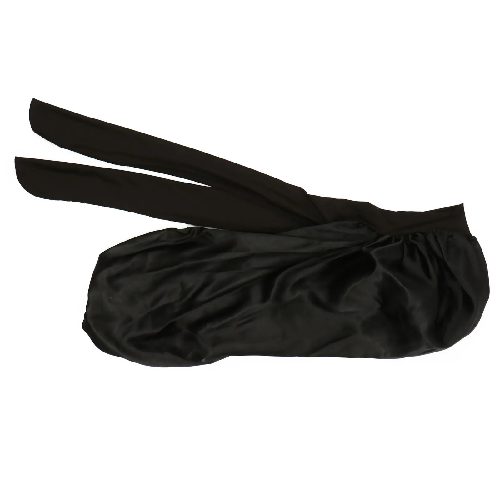 

Bow Night Hat Cap Women Silk Bonnet Headband Elasticity Large Capacity Prevent Entangled Classic Comfortable Wear