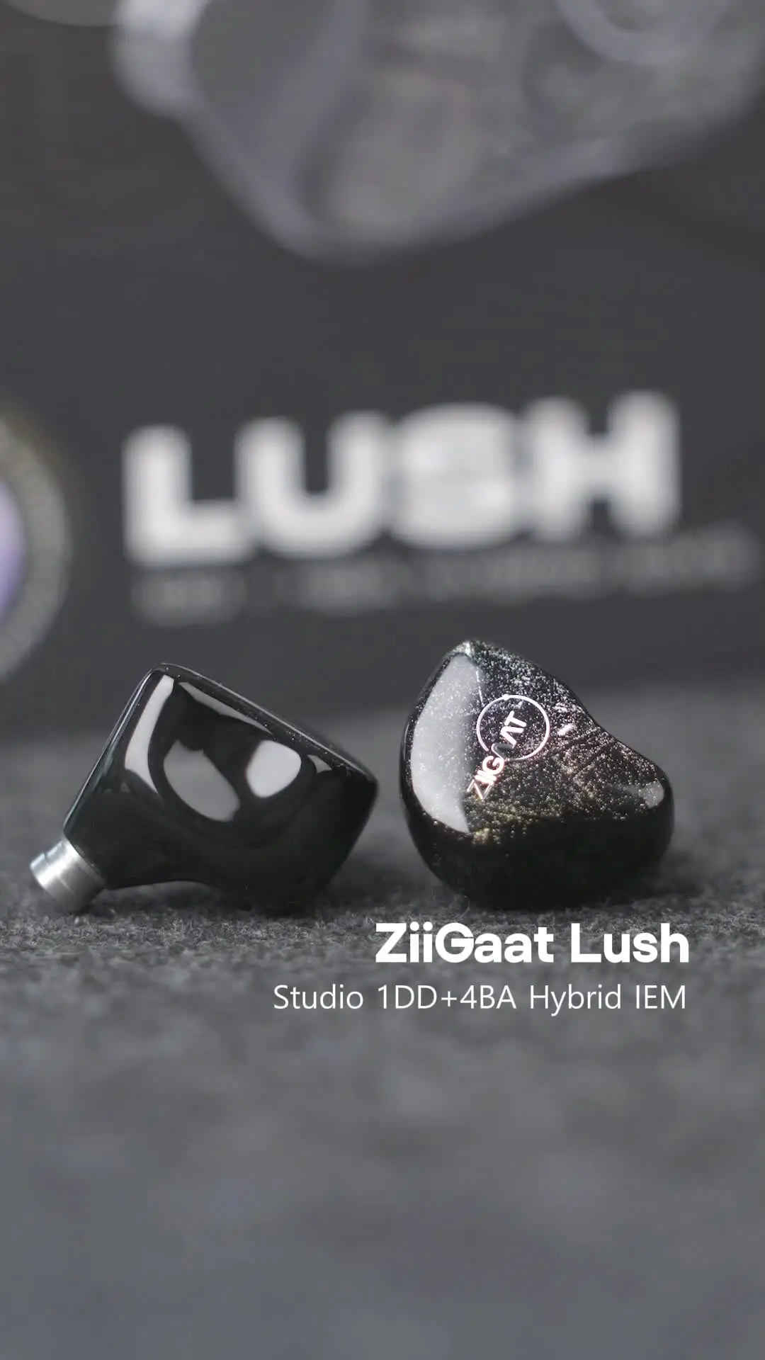 ZiiGaat Lush Studio 1DD+4BA Hybrid IEM Earphones 17 Ohm
