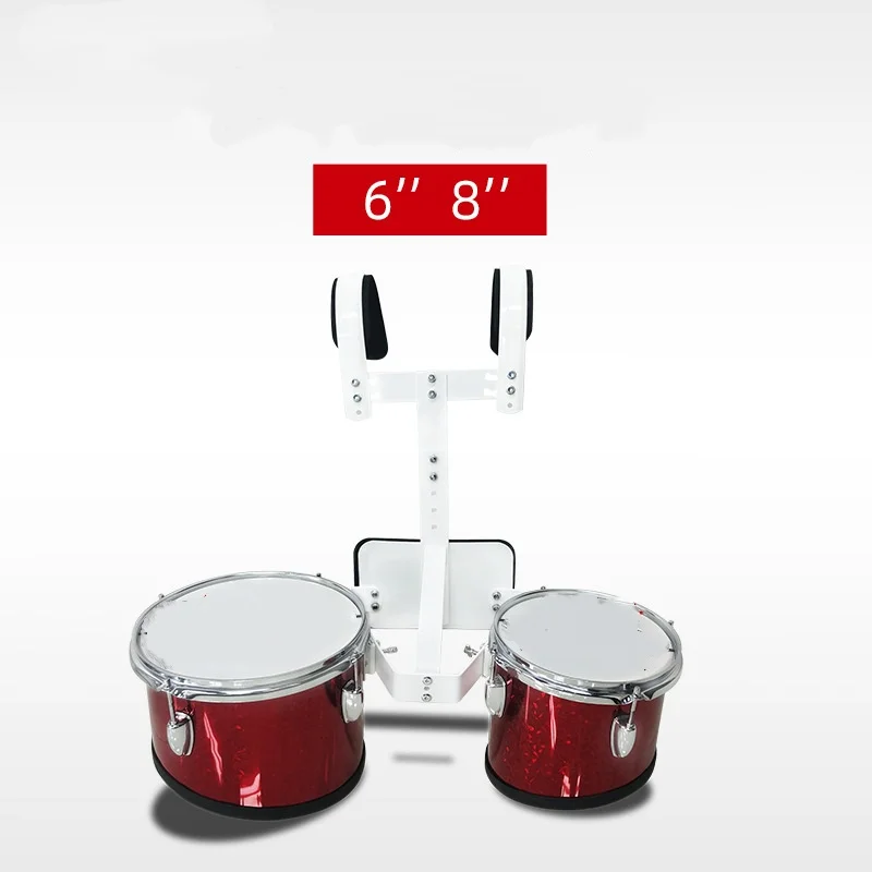 Marching Drum Sets - Available in Two Three Four Five or More Pairs Sizes and Colors