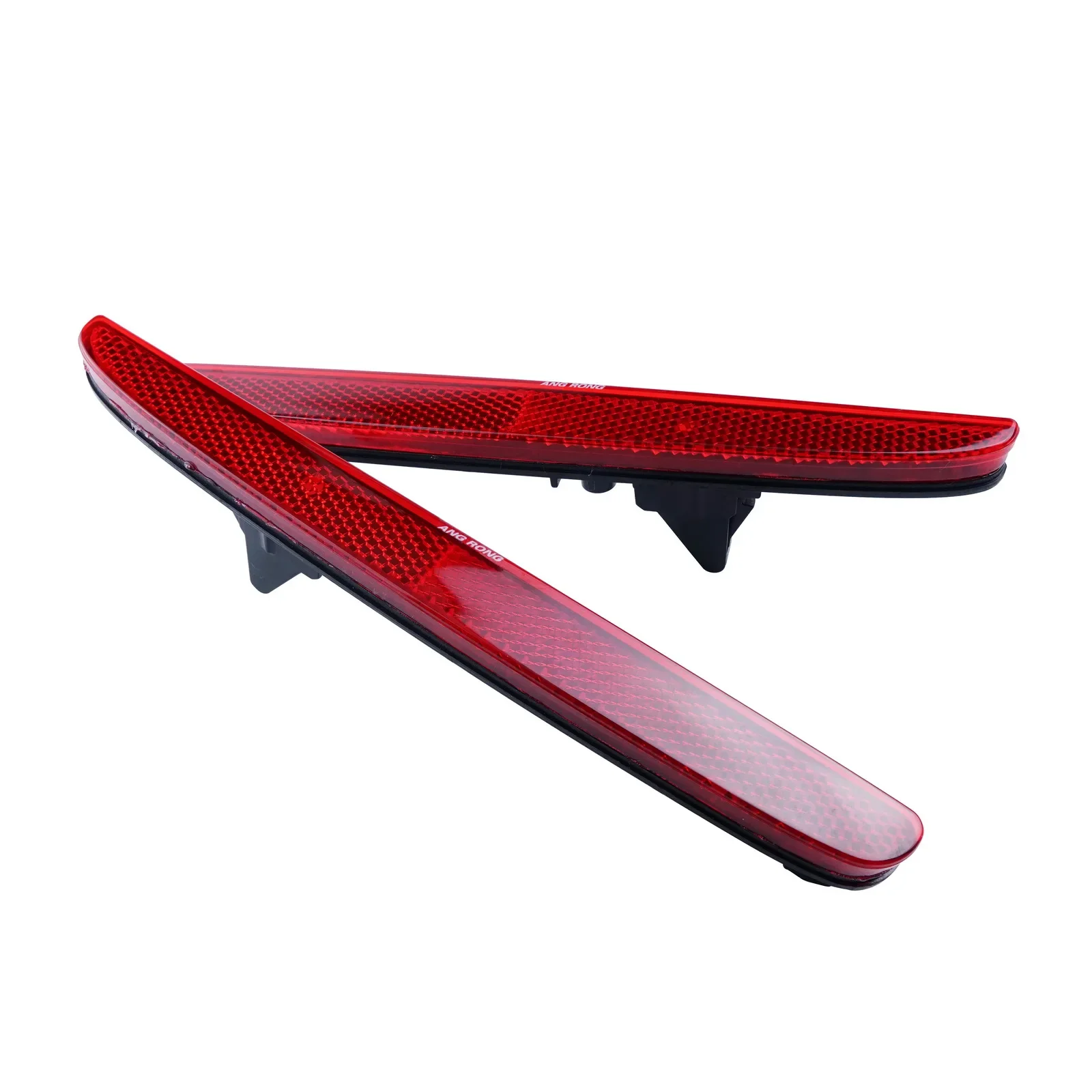 ANGRONG 1 زوج الأحمر عدسة المصد الخلفي عاكس لا ضوء لهوندا سيفيك X FK FC HB نوع R 2016 + #2