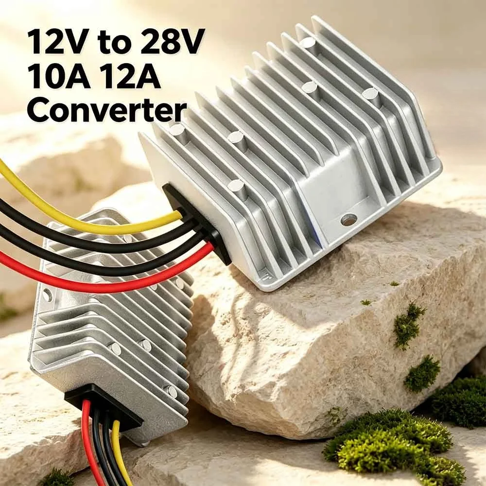 DC-DC Boost Converter 12V 24V Step Up to 28V 10A 12A High Efficiency To Meet The Industrial and Automotive Drone Charging CE