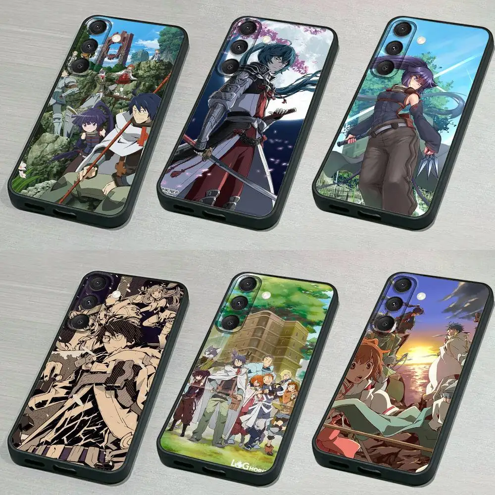 

L-Log H-Horizon-es Phone Case For Samsung S 25,24,23,22,30,21,10,9,Ultra,Plus,Lite,FE,4,5G Black Soft Case