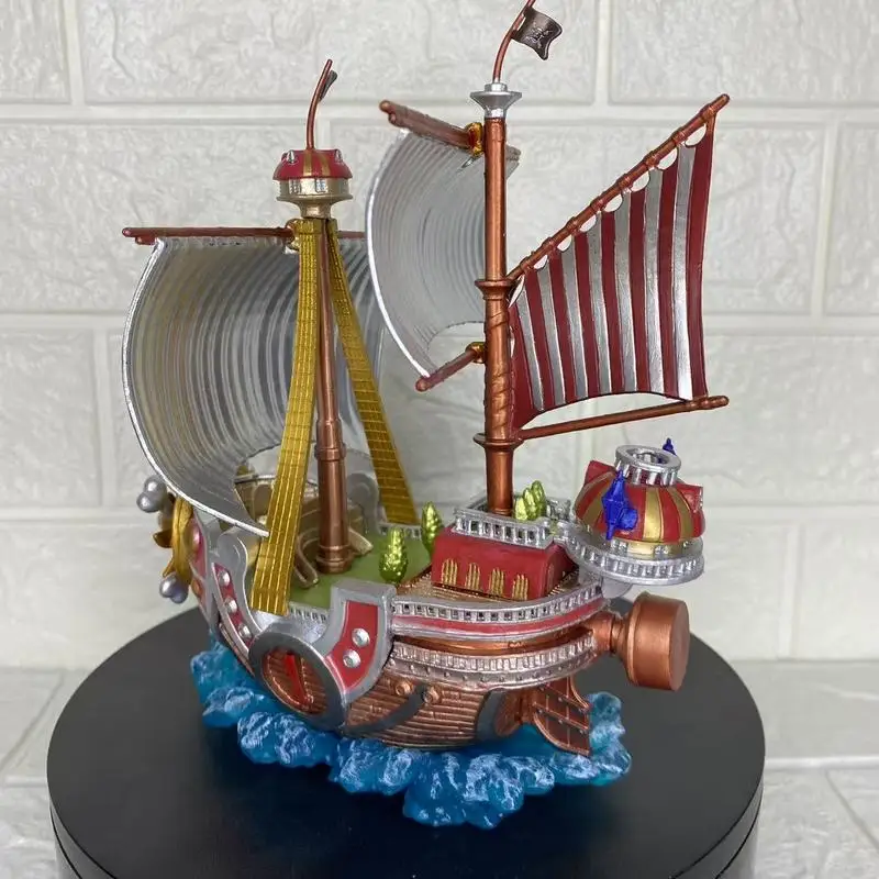 Mil ensolarado 20th uma peça aniversário anime navio figura modelo estátua meninos coleção desktop boneca decoração ornamento brinquedos