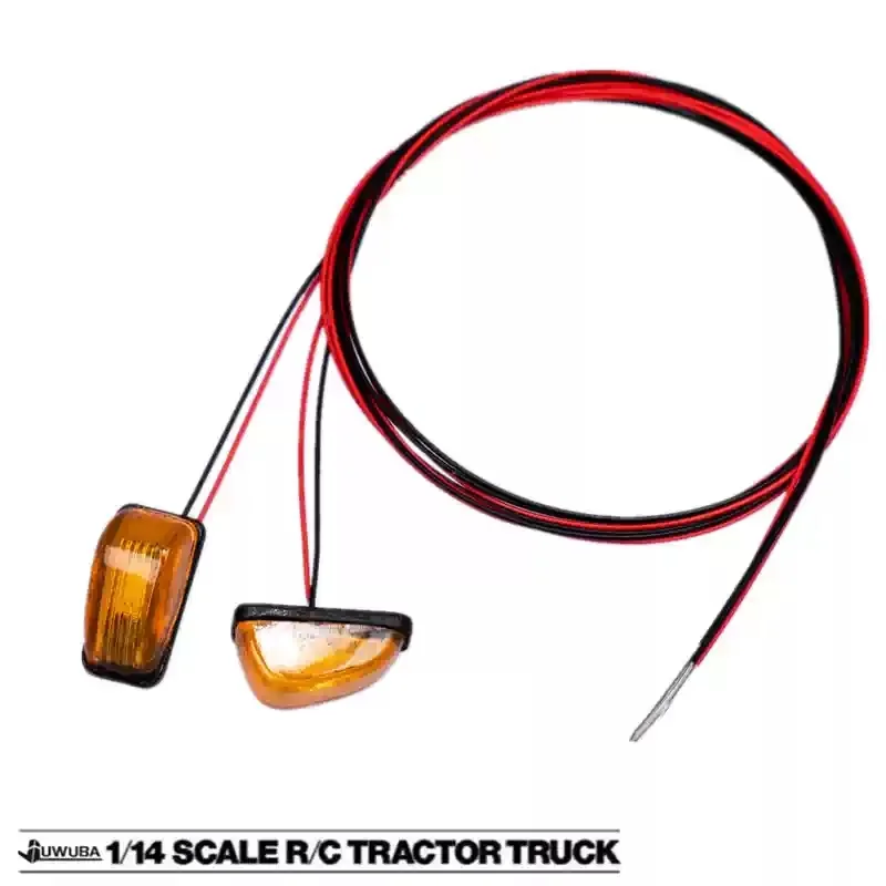 Lumières latérales LED pour camion à benne basculante RC, lampe de Position pour 1/14 Tamiya pour SCANIA 770S R620 pour BENZ pour Arocs TGX LESU, accessoires de voiture