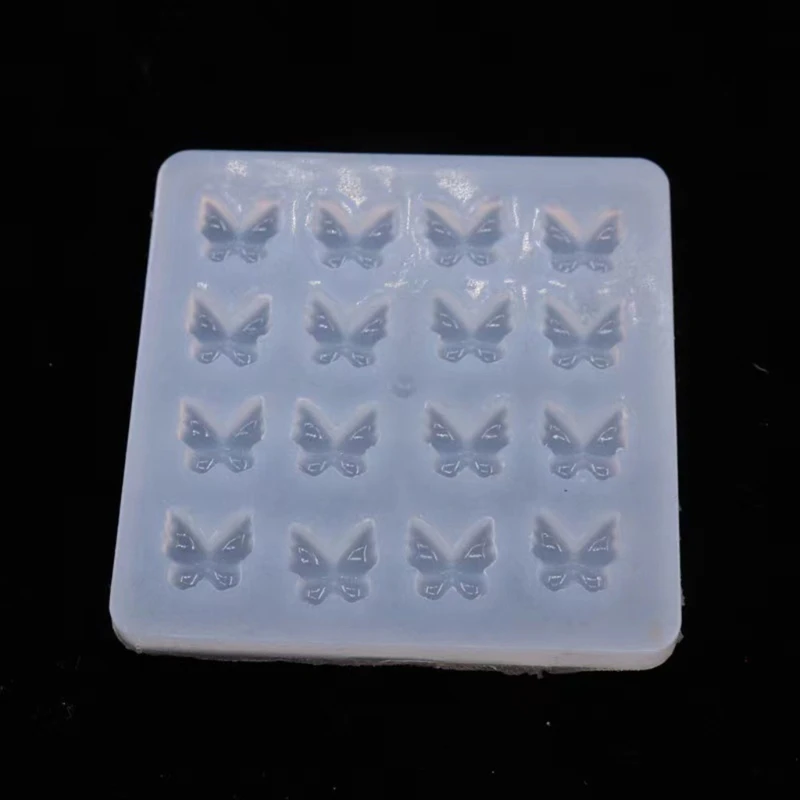 Mini for Butterfly Keychain Silicone Mold Little for Butterfly Hairpin Handmade Mold Jewelry for Home Decorations