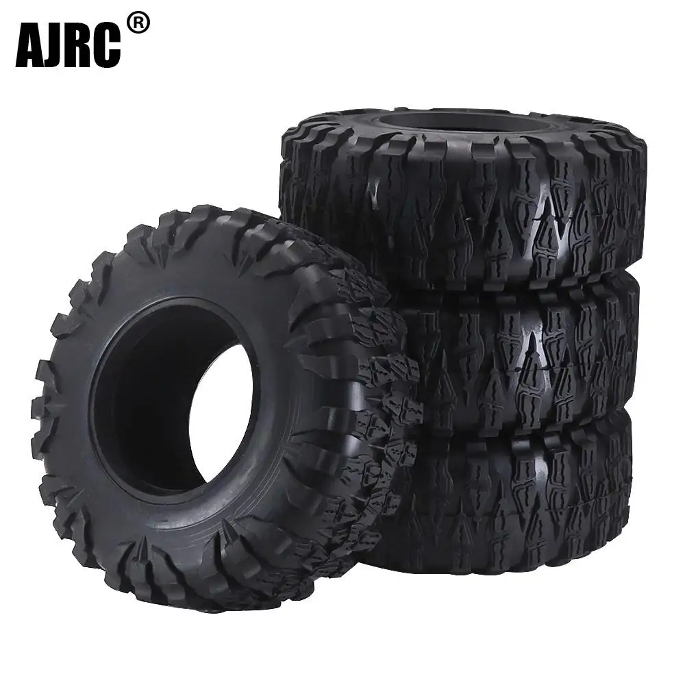 Rc Car 2.2 Rubber Mud Grappler Tires 120 * 60 * 46mm Dla 1:10 Rc Rock Crawler Axial Scx10 90046 90047 Traxxas Trx4 Trx6 Yikong