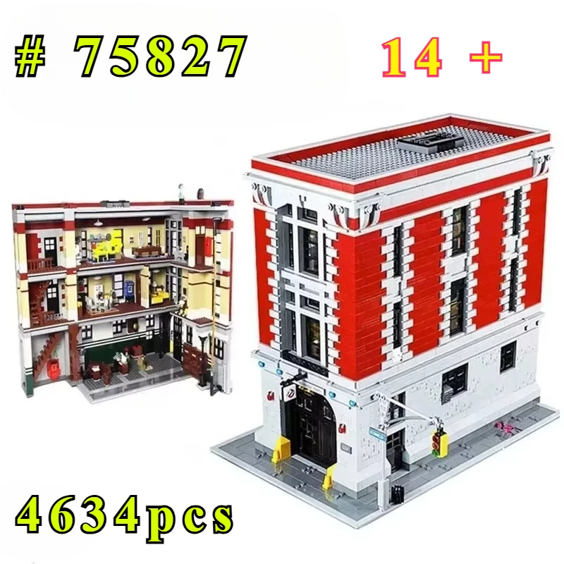

Наборы строительных блоков Firehouse Headquarters Building Blocks 75827, подходящие для подарков на день рождения, совместимые с Legoed, 4634 шт.