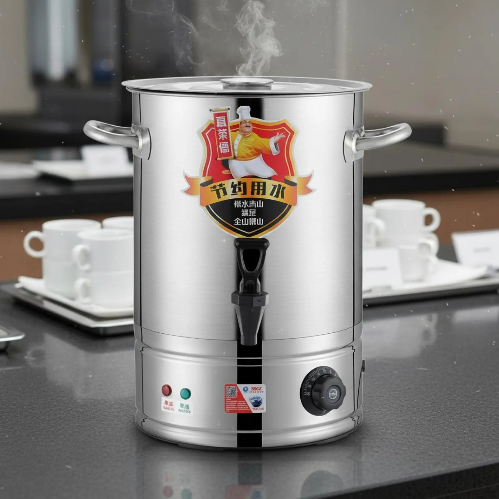 

Электрический водонагреватель с защитой от сухого хода, профессиональный чайник большой емкости, автоматическое отключение