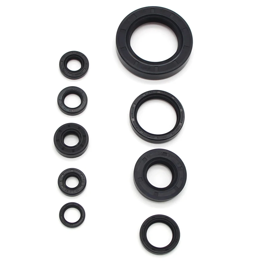 Motorcycle Engine Oil Seals Kit for Honda CR250R 2002 2003 2004 Durable Convenient to Assemble Practical Motorcycle Accessories