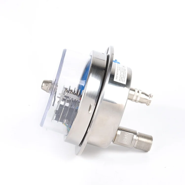 

ACUTEK Ele ctric Contact Pressure Gauge Axial Stainless Steel 1.6MPA M20*1.5 with Edge YXC100BF-ZT