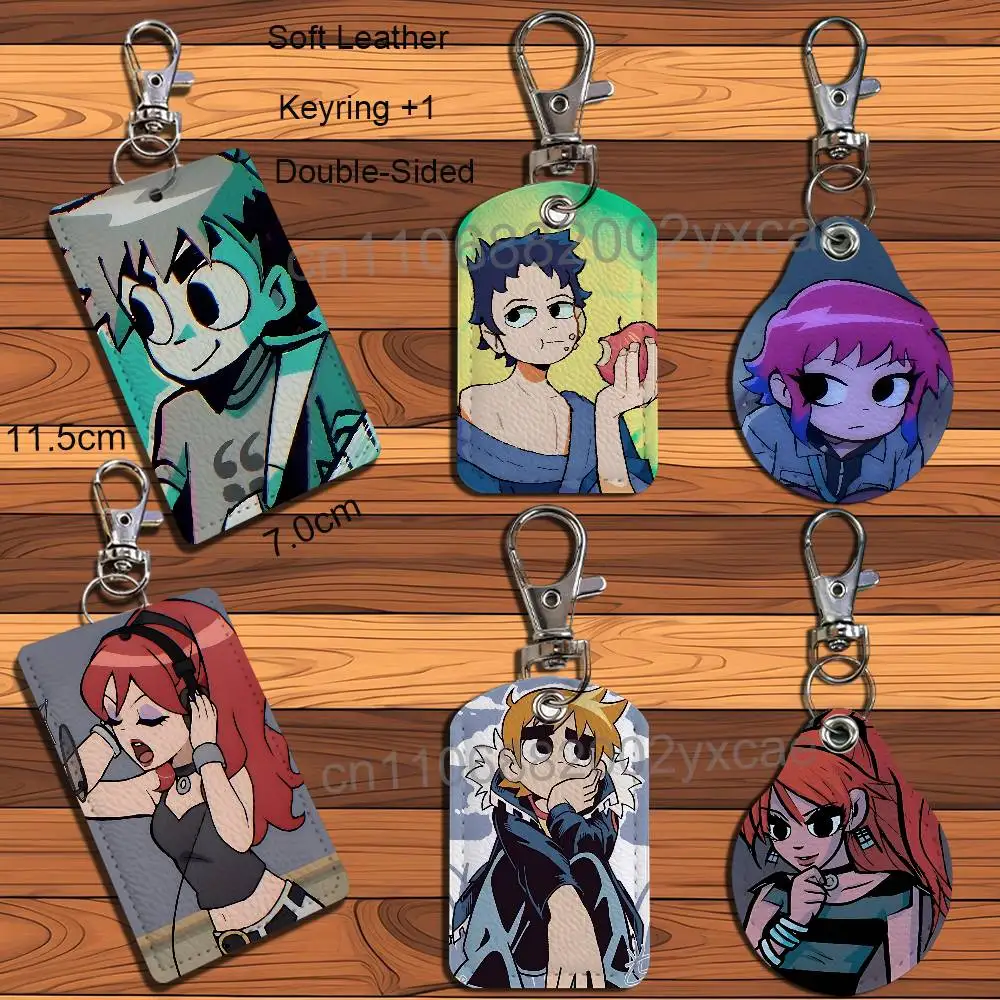 

game Envy Adams Scott Pilgrim Holder For Bank Business Work Card Holder Student Card Case Bus Card Keychain