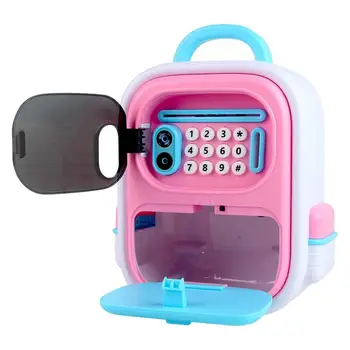Face recognition intelligence money box piggy bank money ATM machine children's coins cash saving safe box toy kids gift