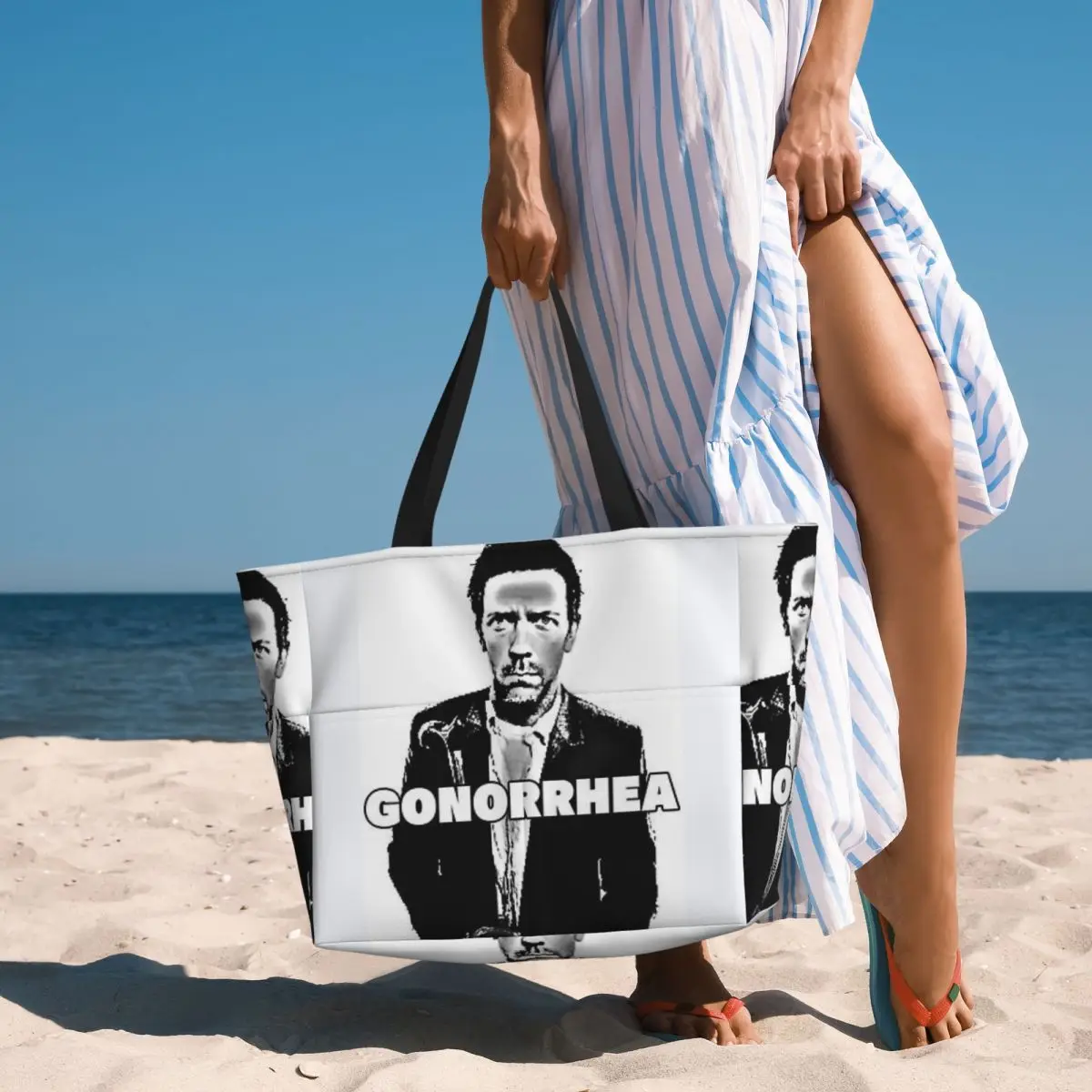 

House MD Beach Tote Bag Sport Gym Yoga Duffle Large Tote Bag Women Travel Bag Fitness bag