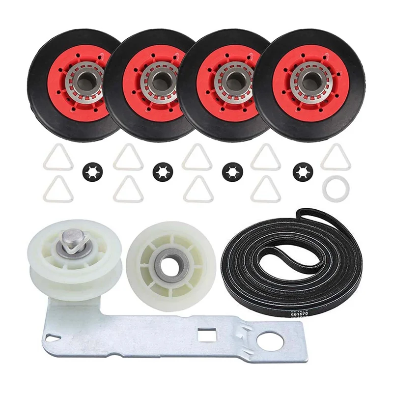 

4392067 Dryer Repair Kit &W10837240 Dryer Idler,279640 Idler Pulley Compatible Whirlpool,Replaces 4392067VP 80047 587637