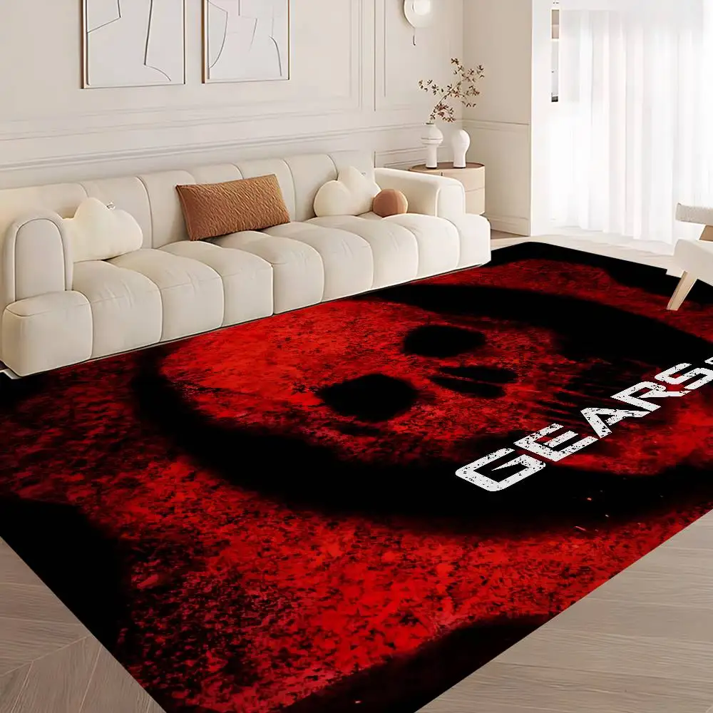 G-Gears of W-War Floor Mat Non-Slip Laundry Room Mat Laundry Decor Balcony Child Living Room Bedside Mats