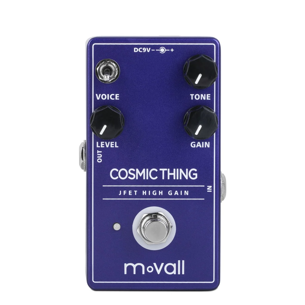 

Гитарная педаль эффектов Movall MP101 Cosmic Thing JFET с высоким коэффициентом усиления и искажениями