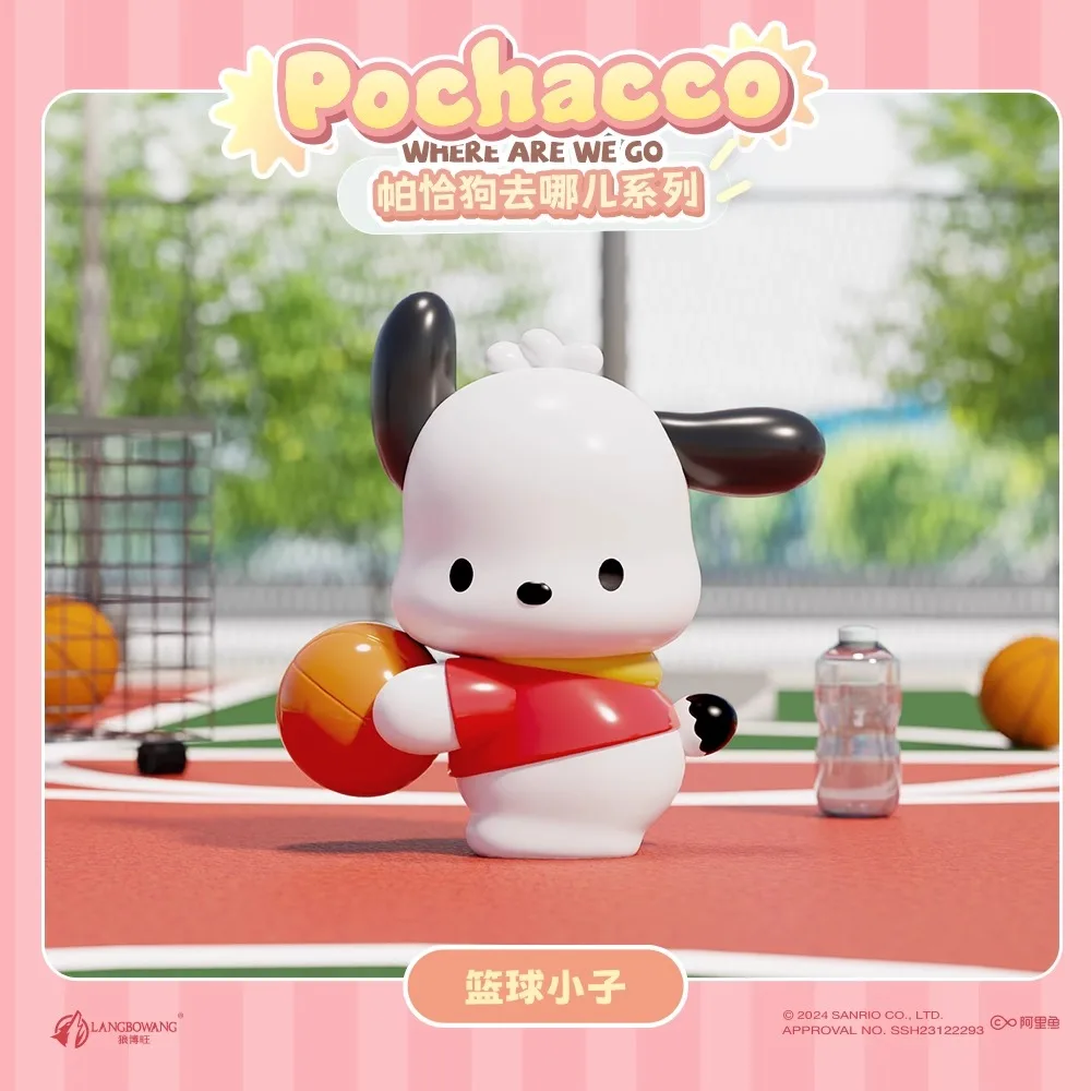 New Cartoon Anime Figures Sanrio Pochacco Peripheral Model Action New Cartoon Anime Figures Sanrio Pochacco Peripheral Model Action