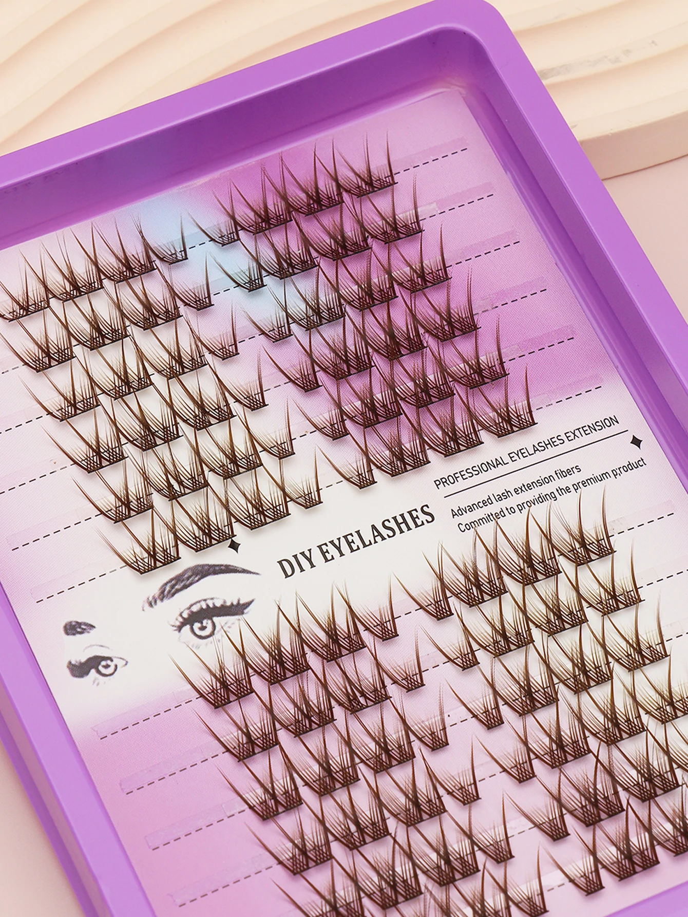 رموش صناعية طبيعية بنية اللون بأنماط مختلفة، ضرورية للسفر. رموش المنك رقيق وناعمة ثلاثية الأبعاد، رموش طويلة #4