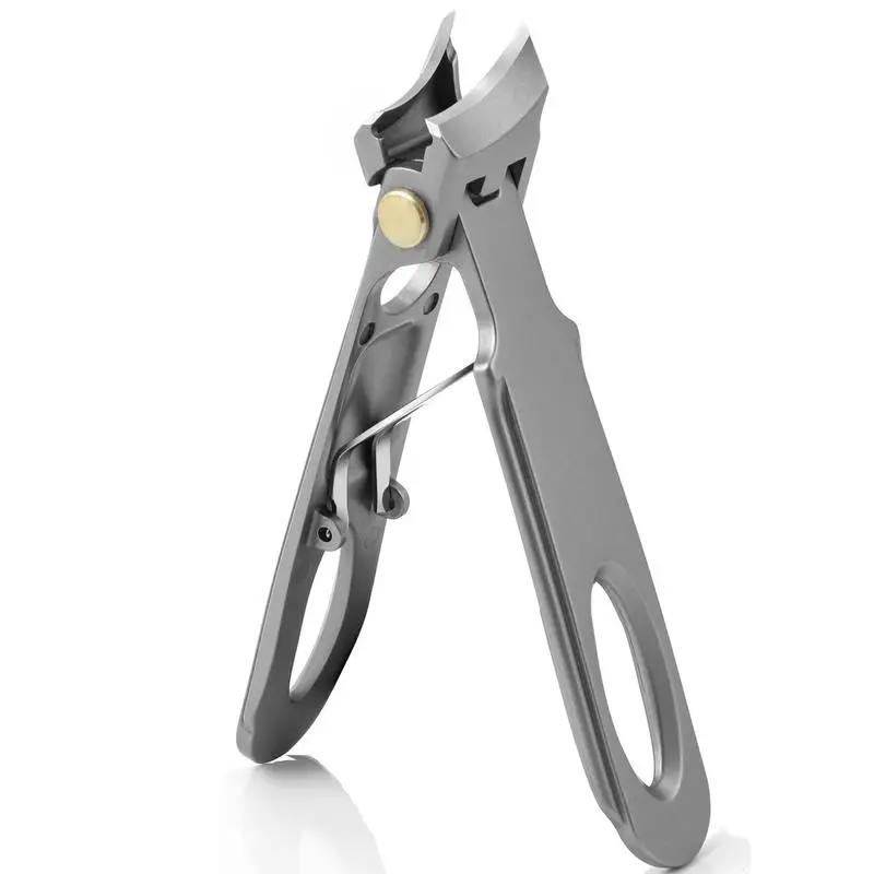 Nail Clippers Steel Finger Nail Clip Manicure Tools Portable Toenail Clippers Rust-Proof Nail Cutter Large Opening Nail Care