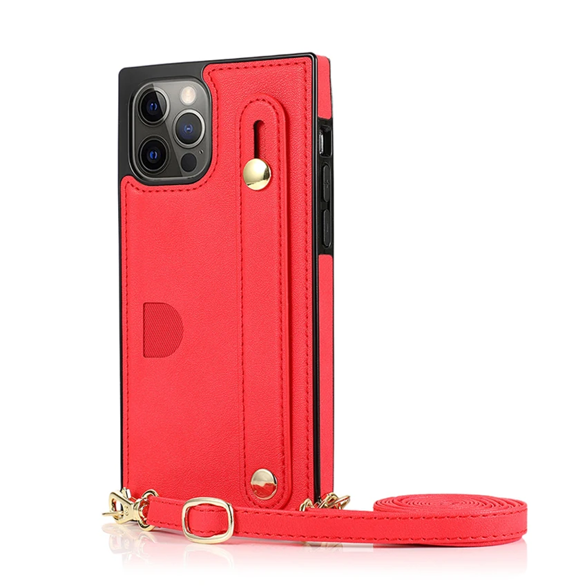 

Lanyard Crossbody Phone Case For Iphone 16 15 14 13 Pro 12 11 Max Plus 16Pro Insertable Phone Case Bracket 15Pro Cover 16E Shell