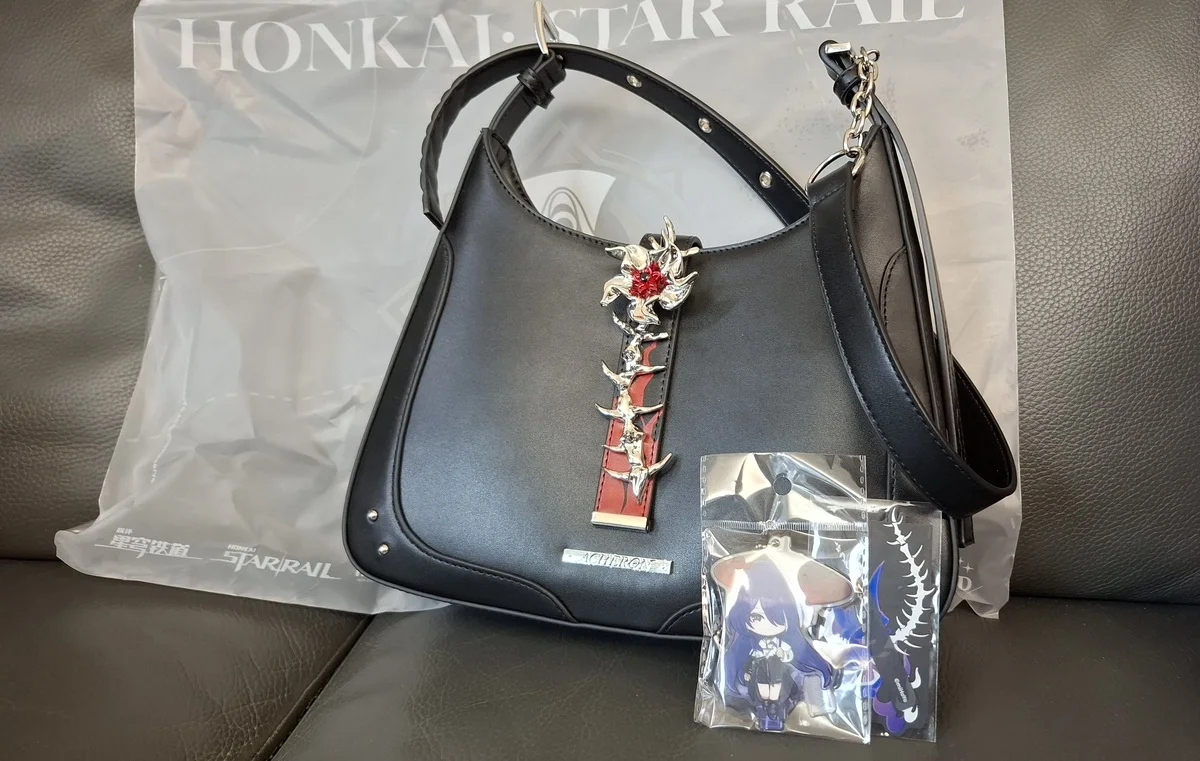 В наличии сумка Acheron, рюкзак, оригинальный Merch Mihoyo Game Honkai Star Rail Raiden Bosenmori Mei, карнавальный костюм, сумка в стиле аниме, подарок