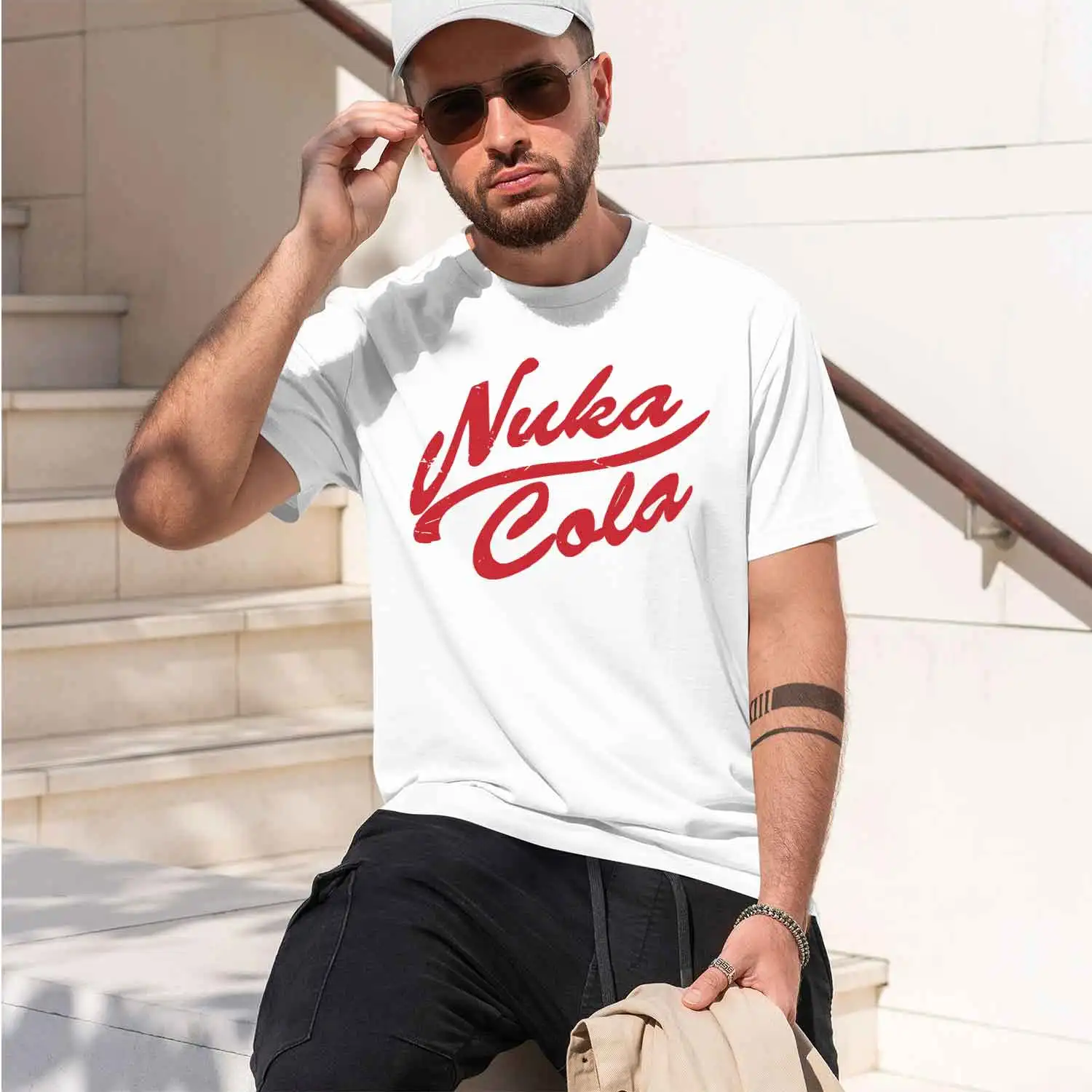 Nuka eala 2026 New Model Men’s Short-sleeve crewneck T-Shirt Classic Casual Multiple Colors and Sizes for Daily Wear All-Day Com