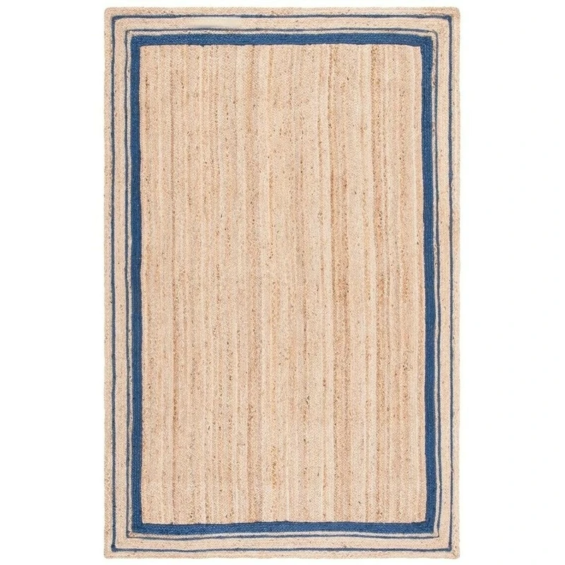 Rug  Natural Jute Carpet Woven Rustic Style Double Sided Available Modern Home Living Area Rug Floor Mat