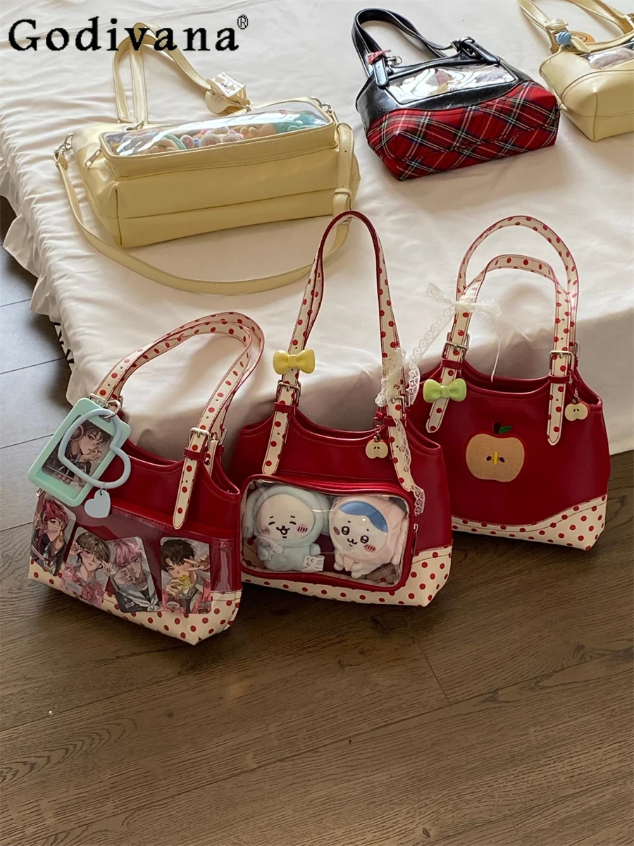 

Японская оригинальная сумка Second Dimension Sweet Girl Red Pain Bag, милая, 10 см, маленькая, для повседневного использования, на каждый день, через плечо