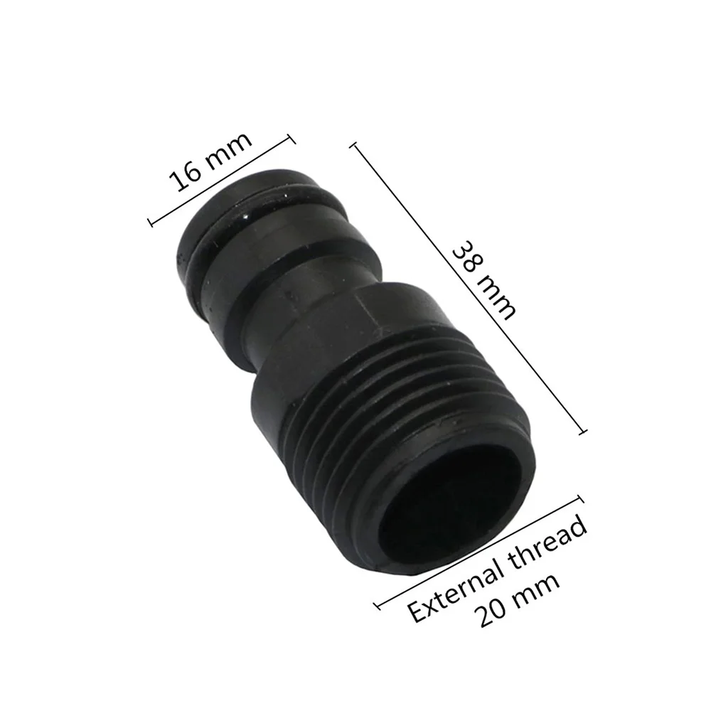 Threaded Fittings Threaded Joint Hydraulics Garden Plastic Quick Coupling Water Pipe 1/2inch 5pcs Faucet Adapter