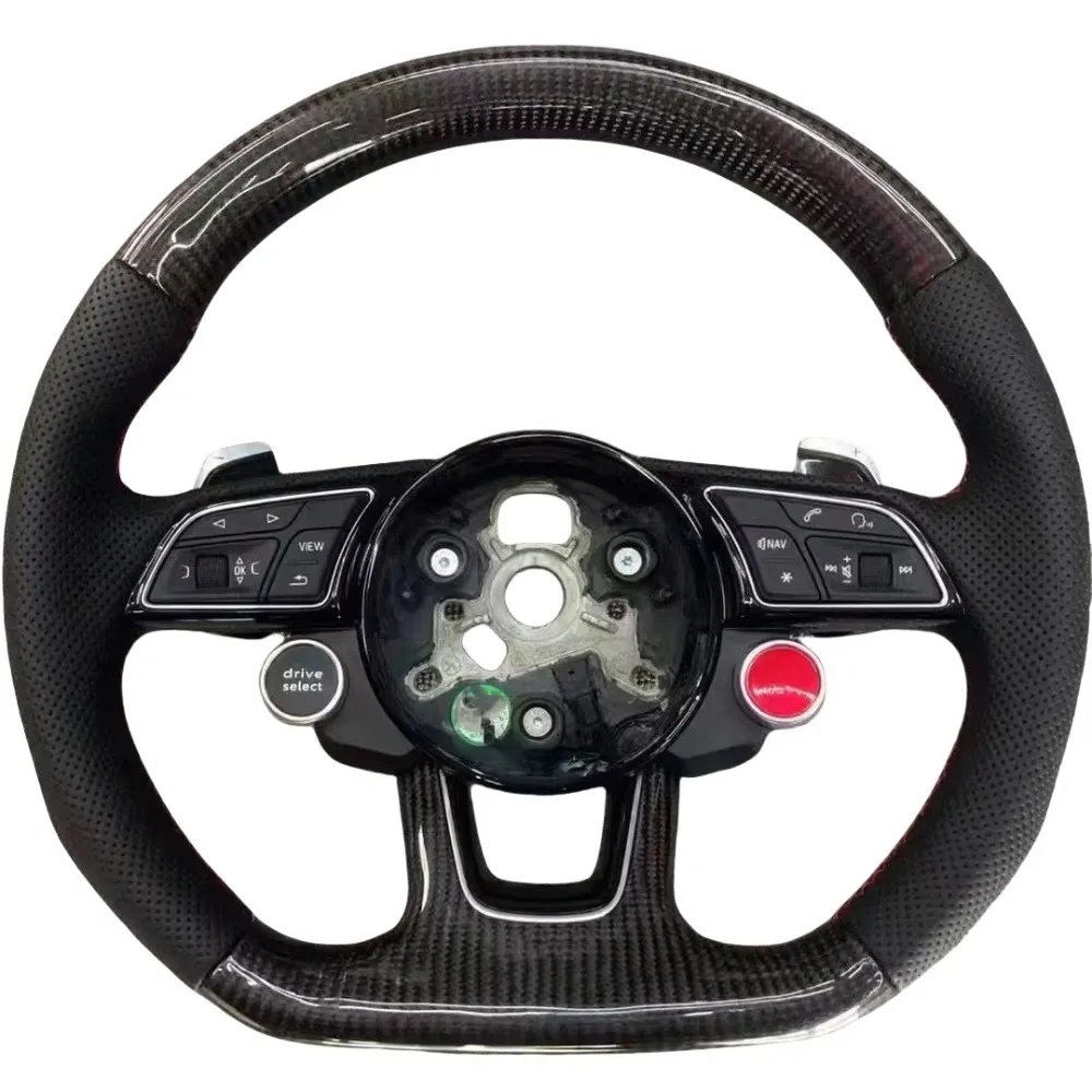 

RS7 RS3 RS4 RS5 RS6 S8 Q3 Q5 A4 A5 Premium Leather Carbon Fiber Steering Wheel New Sport Pro