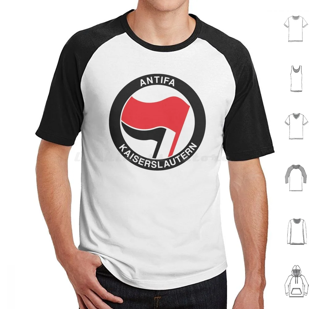 Kaiserslautern Antifa T Shirt Big Size 100% Cotton Kaiserslautern Antifa Antifaschist Antifaschistische Aktion Action