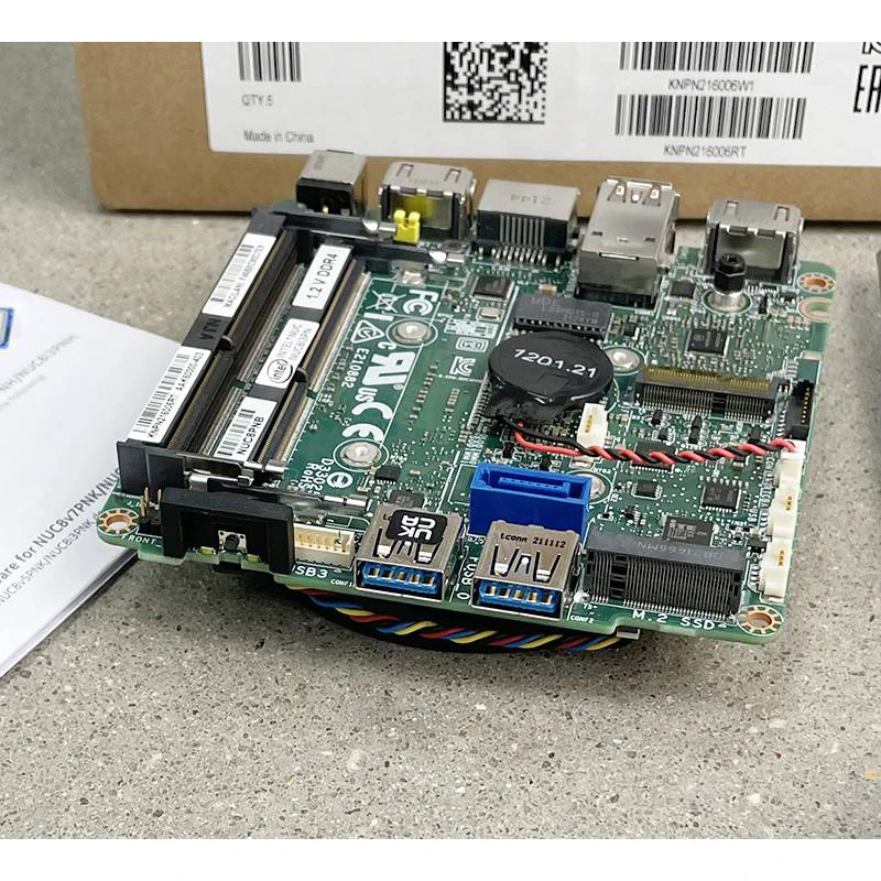 Imagem -04 - Placa-mãe Ipc para Intel Nuc8i3pnb Nuc8i3pn I38145 Umini Nuc Itx