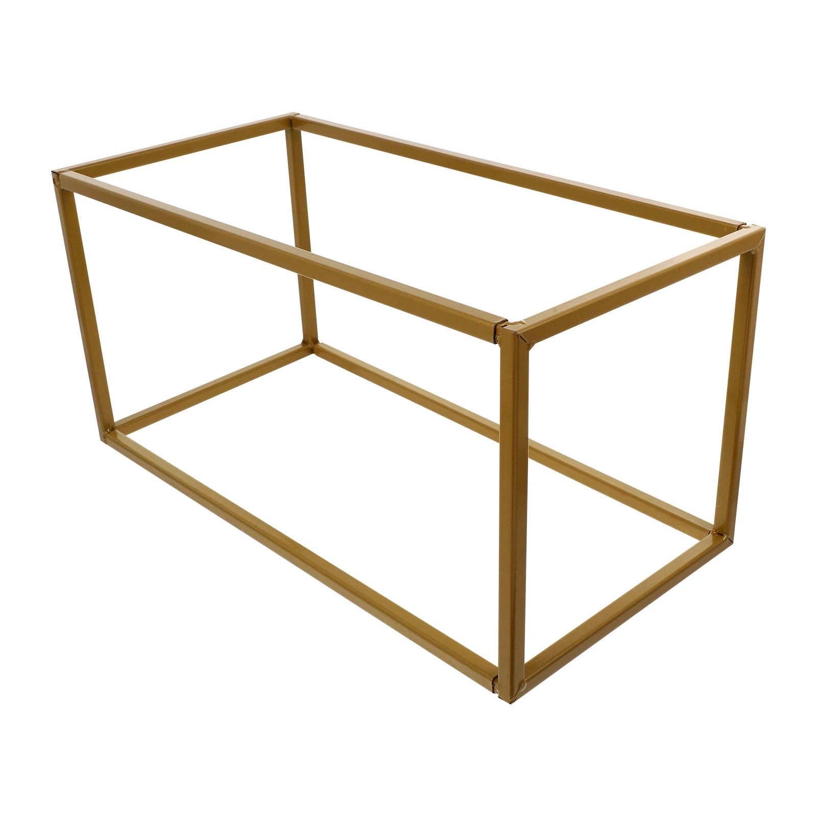 

1pc Rectangular Geometric Adorn Iron Art Decor Wedding Stage Prop Geometric Adorn Metal Ornament Home Decor Item