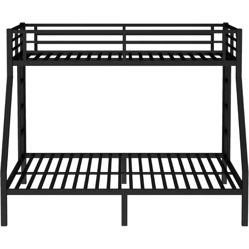 Twin XL OverBeds for Adults,Heavy Duty Adult Bunk Beds,Metal Bunk Bed Twin XL Over Queen with 2