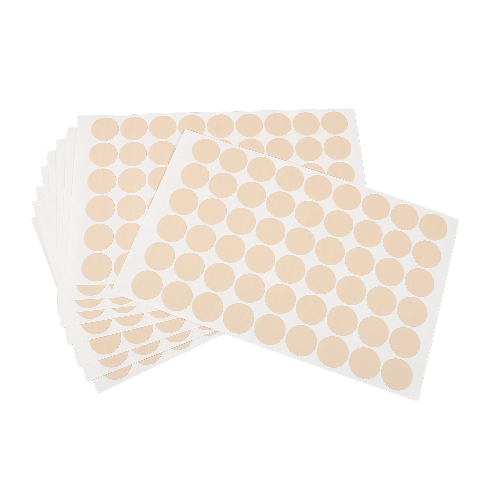 540 pezzi di copertura del foro per vite per mobili adesivi autoadesivi in PVC per armadio armadio da cucina riparazione sigillo decalcomania foro per vite adesivo