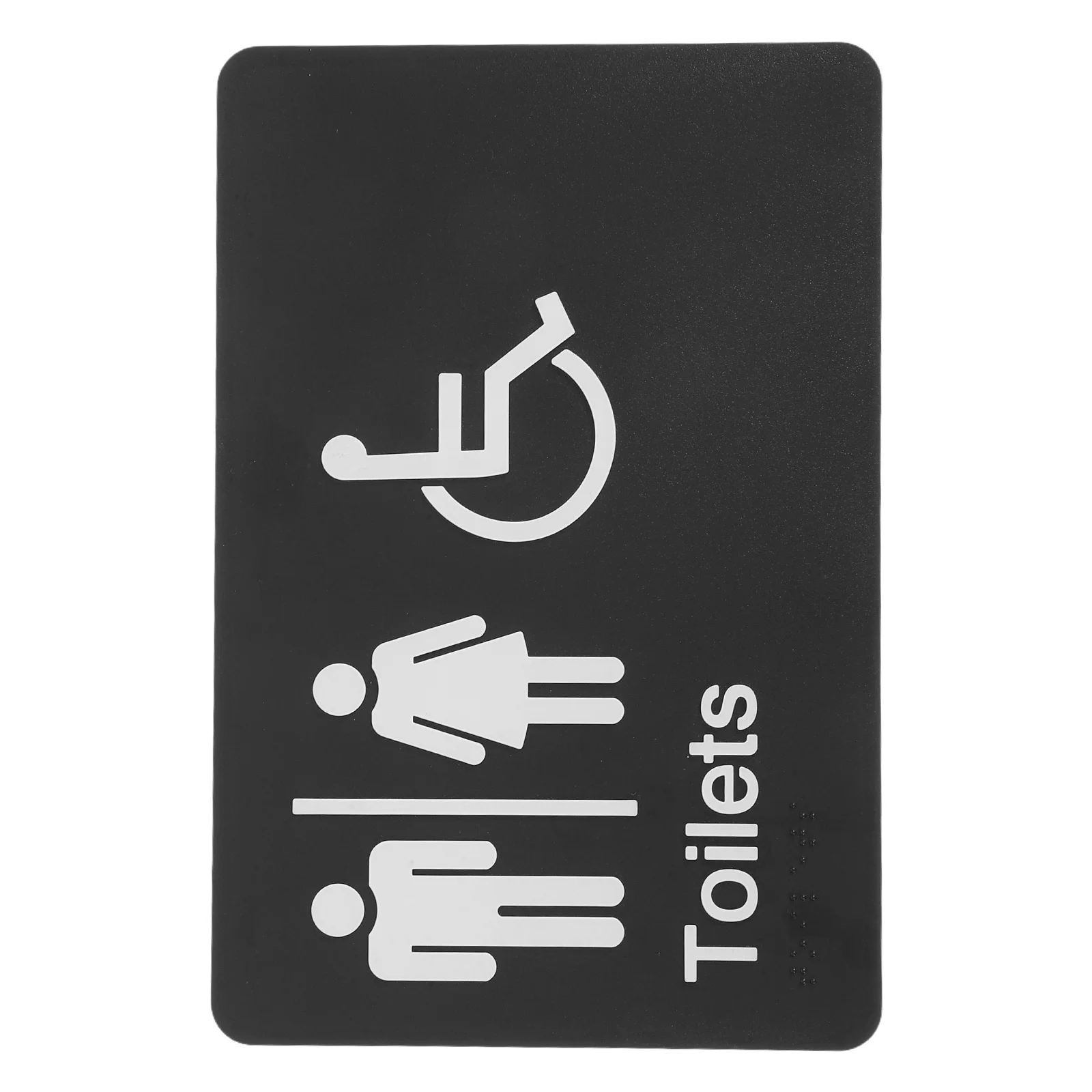 الذاتي عصا برايل للجنسين مرحاض تسجيل الحمام المرحاض لاصق مكتب الأعمال باب جدار ديكور المعاقين الوصول إليها