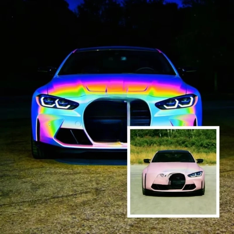 FYL Prism Iridescent Series Color Shift Satin TPU PPF  Chameleon Effect Self Healing Car Wrap Paint Protection Film Anti Scratch