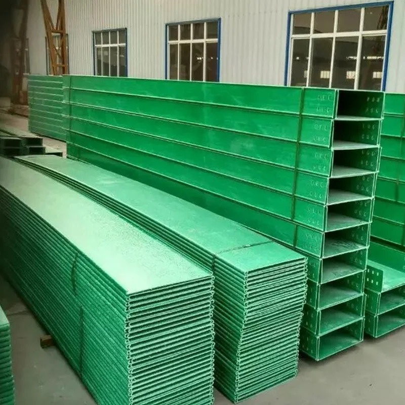 Customized fire-retardant channel type FRP cable tray high-speed wiring groove insulation FRP channel box spot