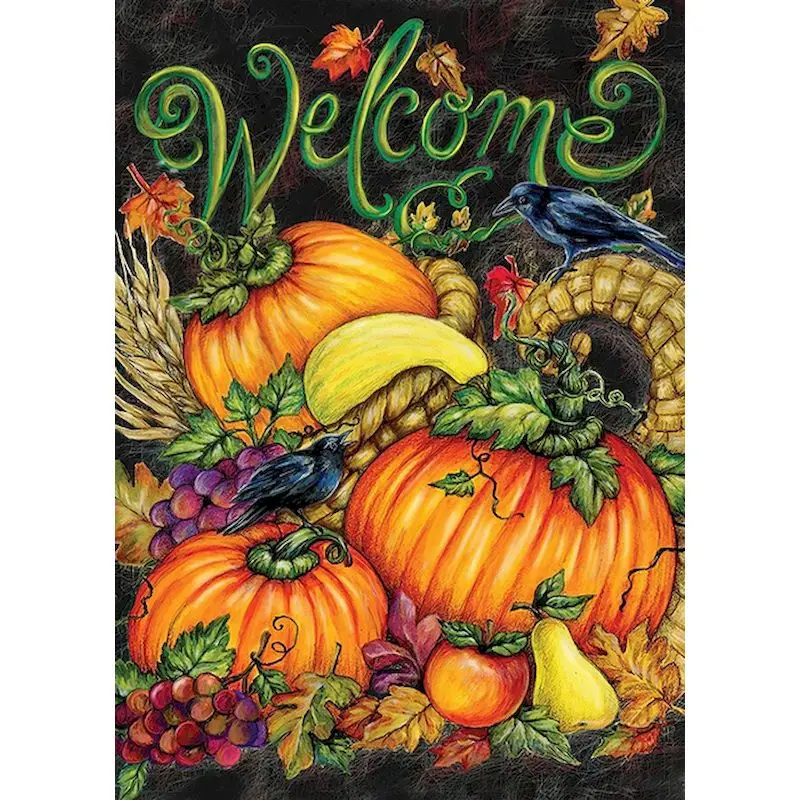 

GATYZTORY Frame Picture Painting By Numbers 40x50cm Kits Pumpkin Landscape Drawing By Numbers For Home Decors Diy Gift