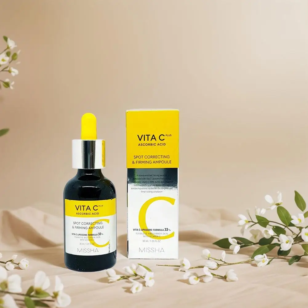 MISSHA VITE C Essence 30 مل ترطيب لشد البشرة ومضاد للعيوب يقلل الخطوط الدقيقة ويقلل من الترهل ويخفف الجفاف