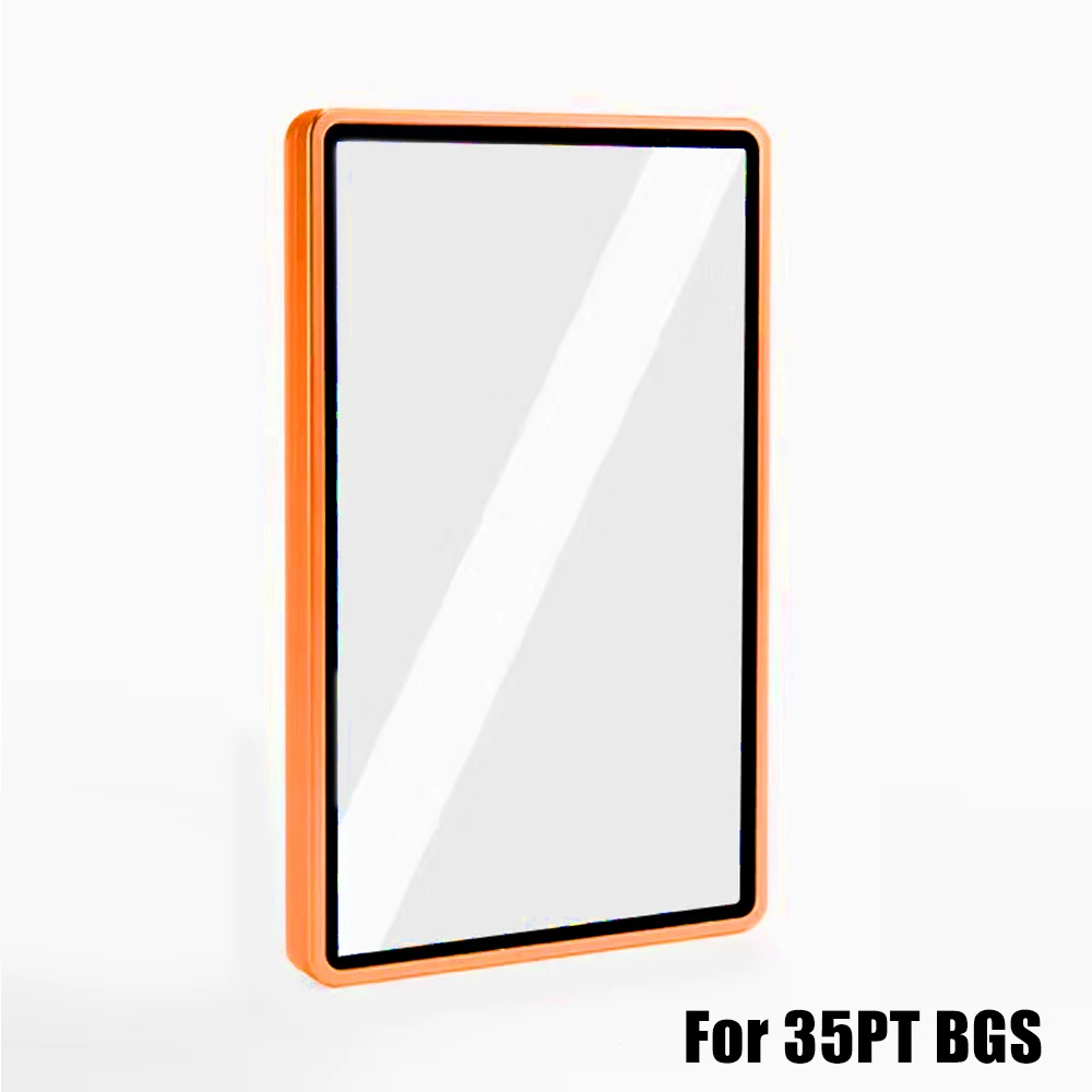 35-130PT Mehrfarbige Aluminiumlegierung Schutzhülle für PSA CGC BGS Graded Card Slabs, gehärtetes Glas Sammelkartenhalter