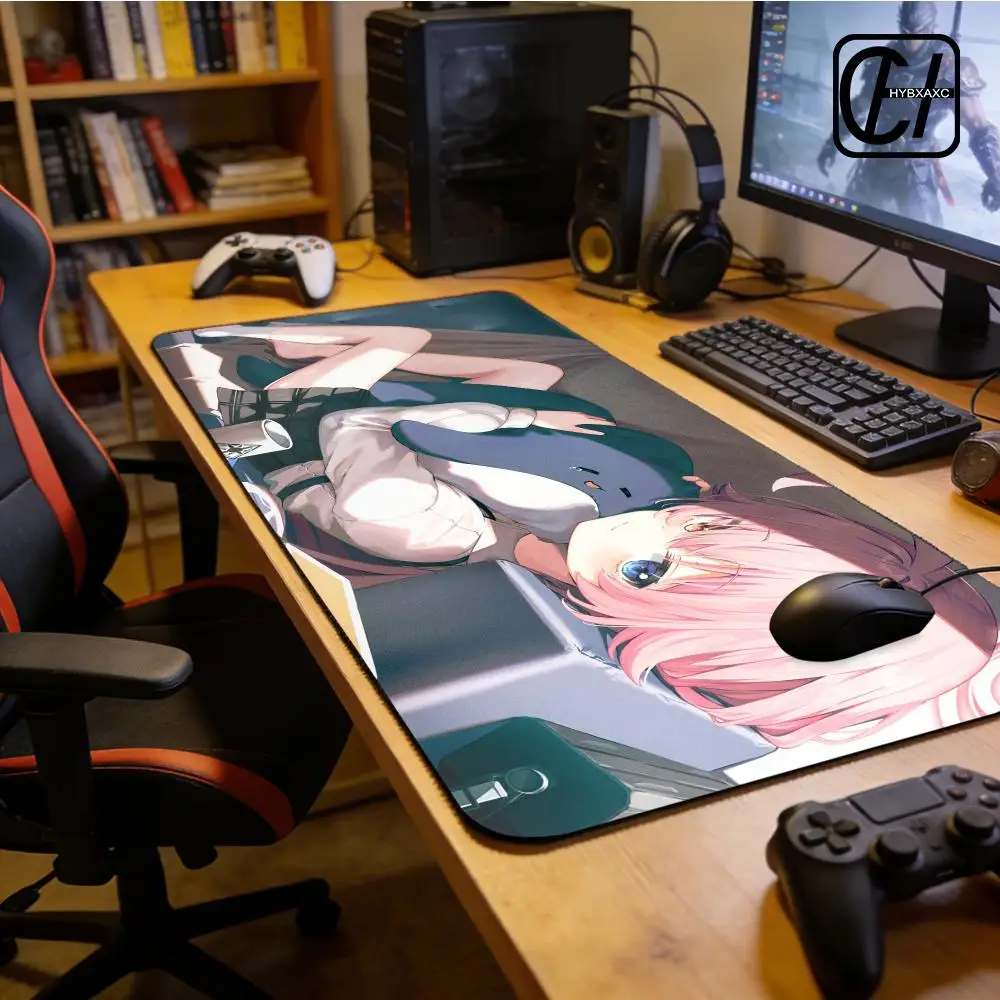 Blue Archive Takanashi Hoshino Mouse Pad XXL Mouse Pad Large Non-Slip Lock Edge Keyboard Pad Anti-Slip Gaming Desk Mat Office