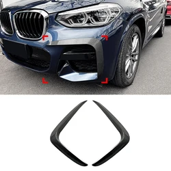 For BMW X3 X4 G01 G02 M Sport 2018 2019-2021 Front Bumper Splitter Fog Lamp Grill Spoiler Cover Air Vent Wind Knife Body Kits