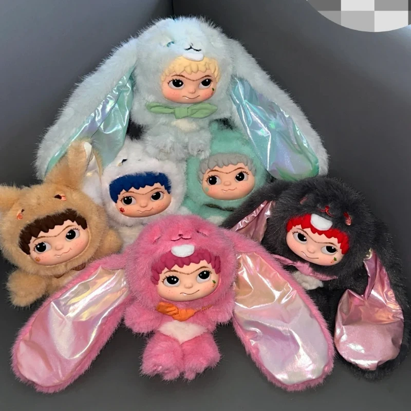 

Wakuku V2 Fox & Bunny Trickor Treat Series Слепая коробка Виниловая кукла Сумка-сюрприз Pandent Модные игрушки Mystery Box Kawaii Подарки