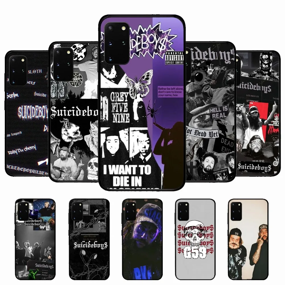 

Hip Hop Group U-uicideboy Phone Case Silicone PC+TPU For Samsung S10 20 30 22 23 24 Plus Lite Ultra Cover