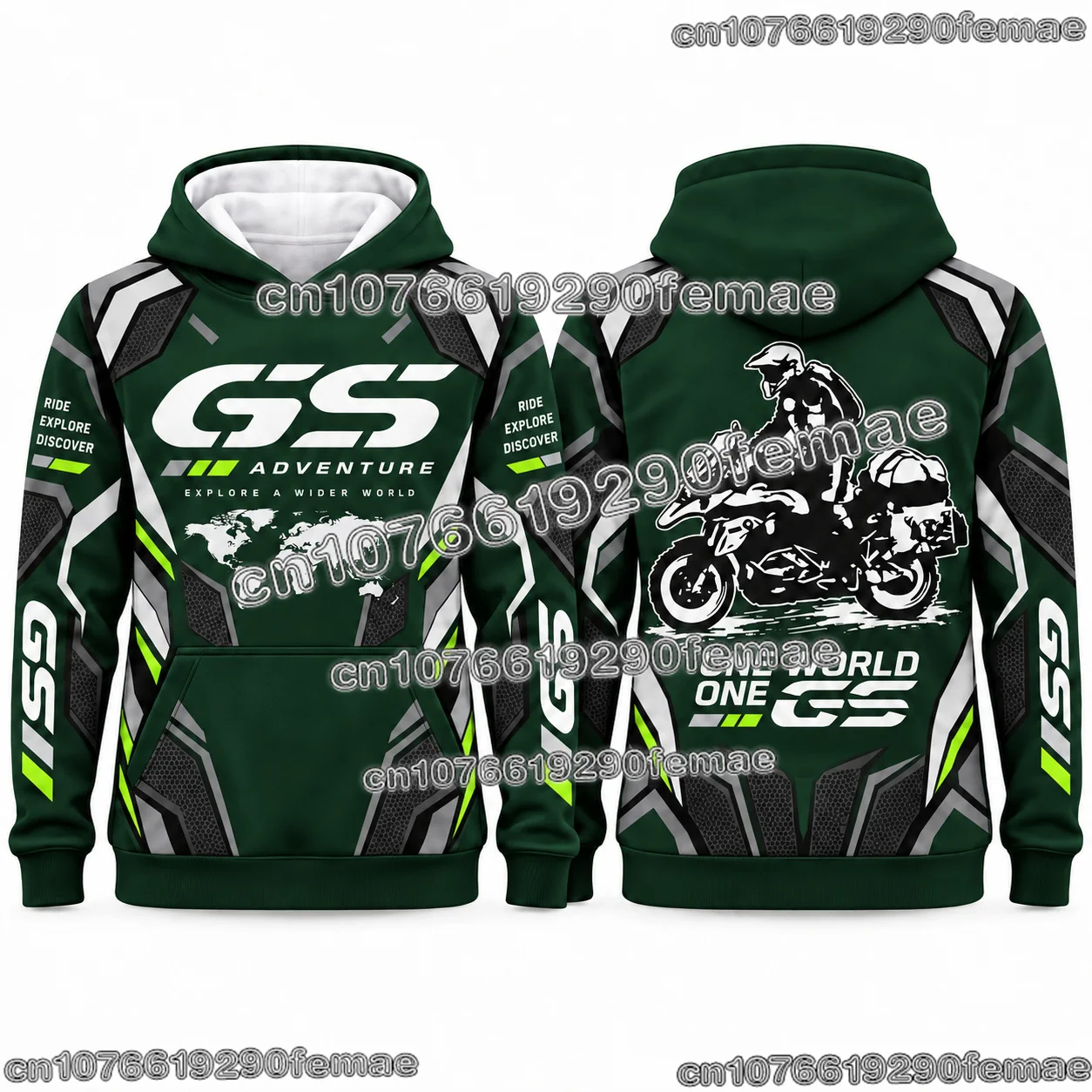 GS Adventure Motorcycle Fan Hoodie Men 3D Full Print Hooded Sweatshirt Biker Racing Style Outdoor Streetwear Fashion Clothing
