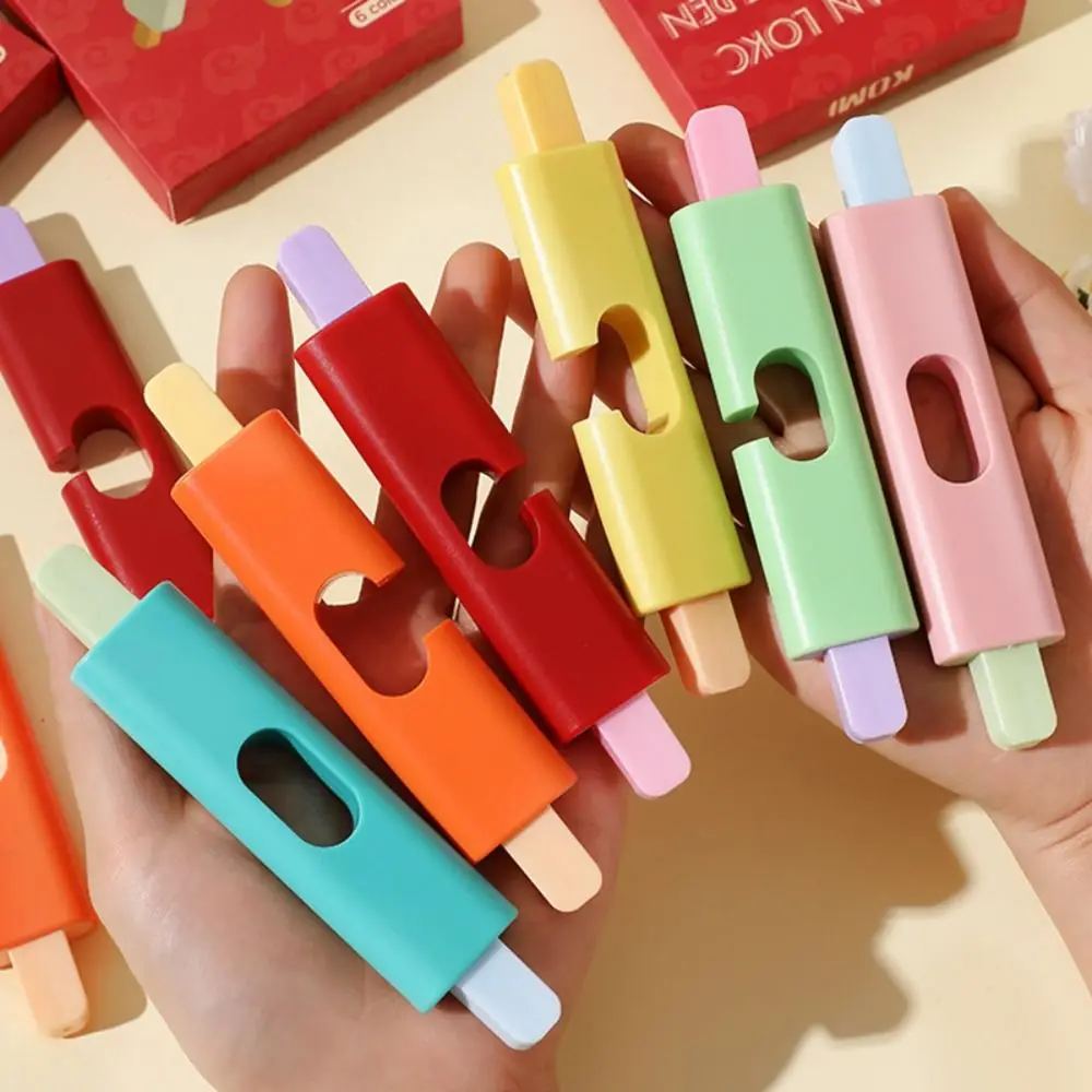 

Быстросохнущий маркер Luban Lock, двухнаконечник, двухцветный маркер, канцелярские принадлежности, художественная ручка для студентов