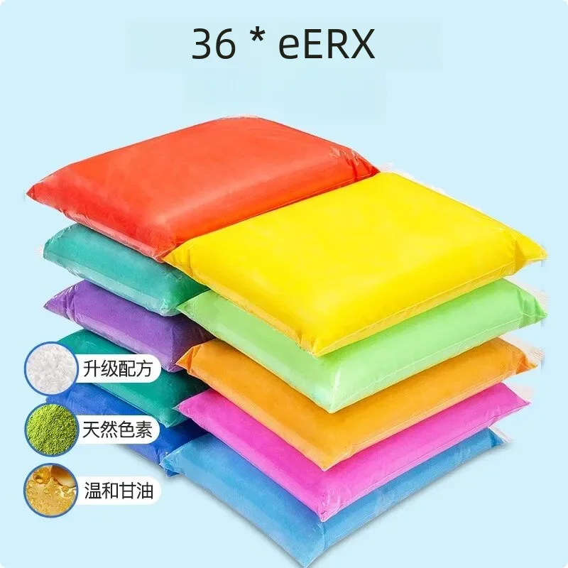 50g/bag Air Dry Polymer Clay Modeling Clay Plasticine Toy Slime Fluffy Handicraft Material Children' Playdough Clay Toy for Kid